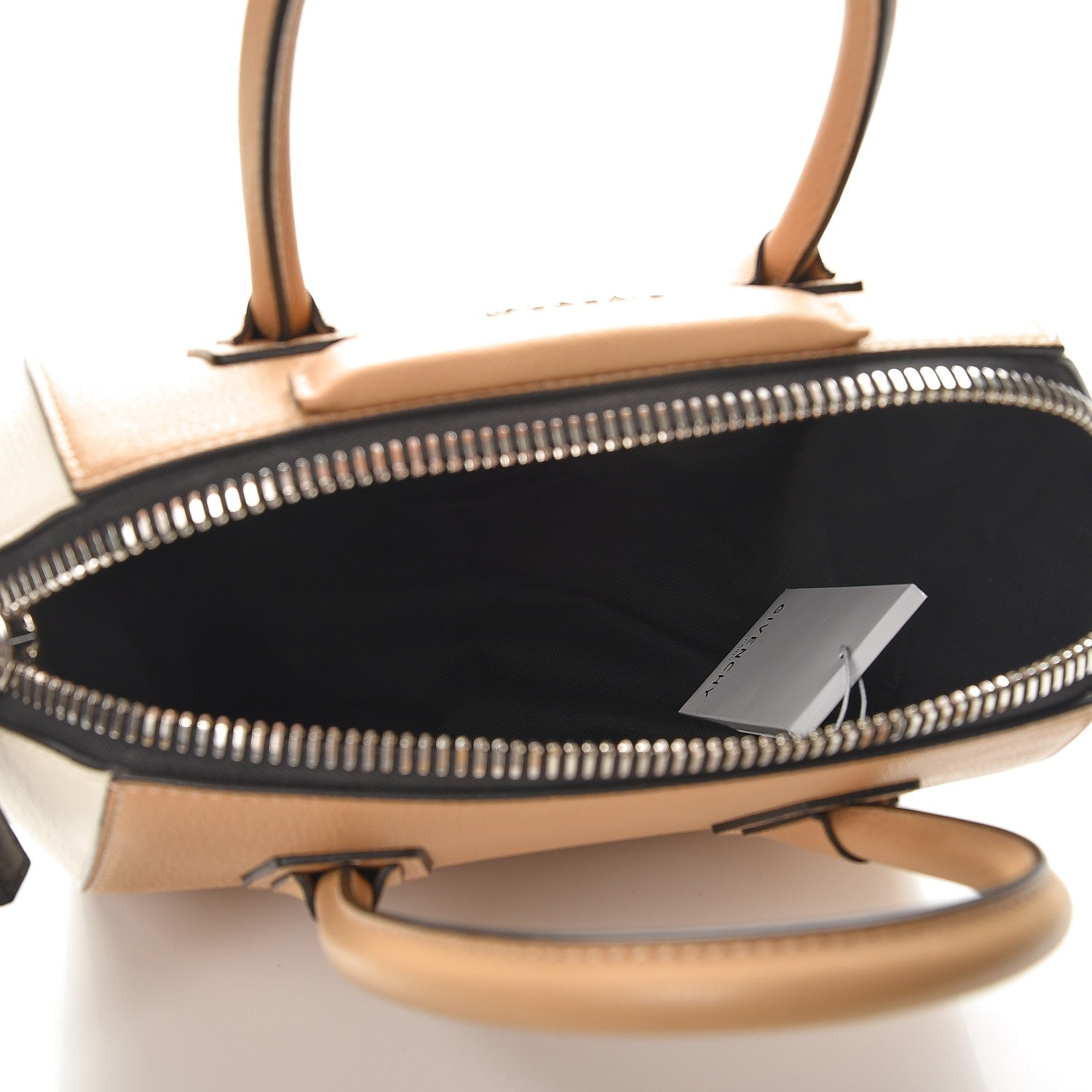 Givenchy Sugar Goatskin Small Bi-Color Antigona Light Beige 6 of 10