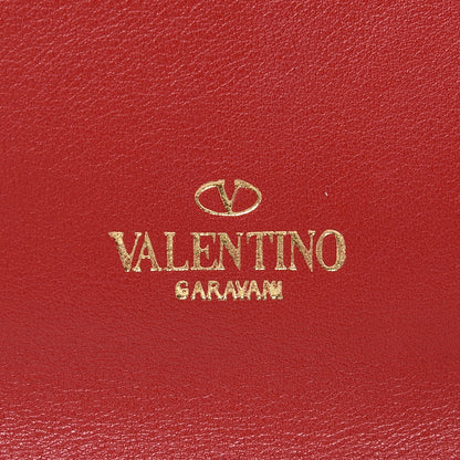 Valentino Garavani Vitello Shoulder Flap Bag Red 8 of 10