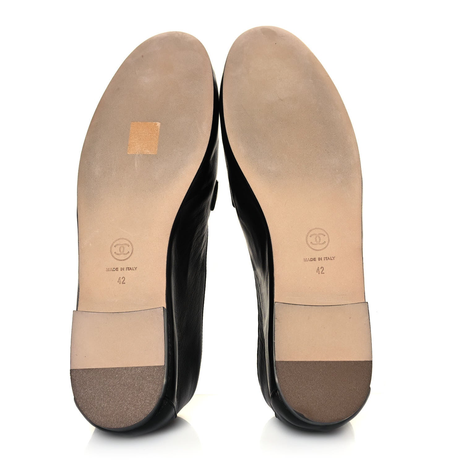 Chanel Calfskin CC Chain Loafers 42 Black 5 of 8