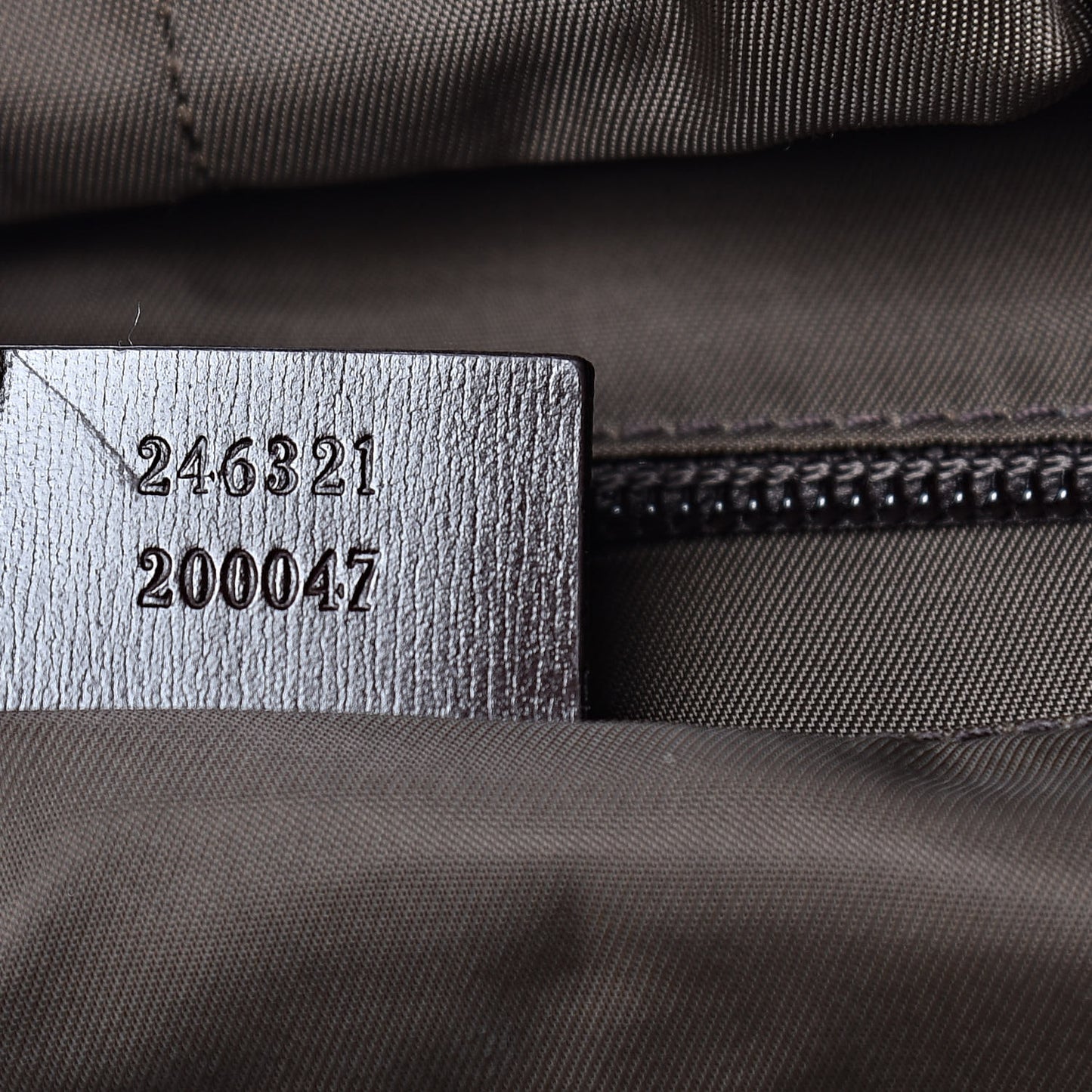 GG Supreme Monogram Large Interlocking G Double Buckle Backpack Dark Brown