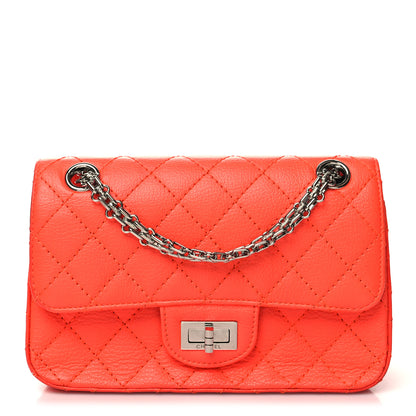 Chanel Goatskin Quilted 2.55 Reissue Mini Flap Orange 1 of 13