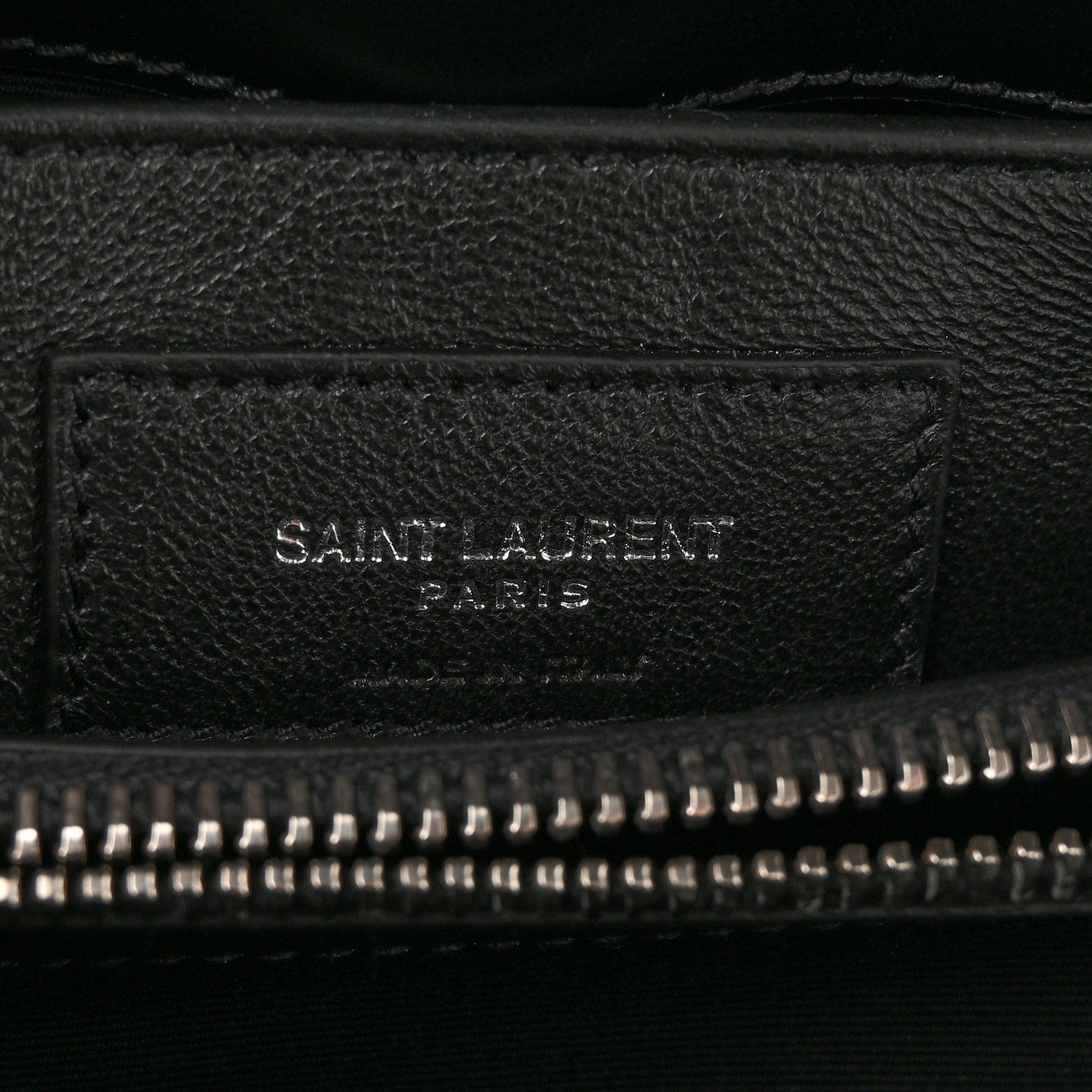 Saint Laurent Calfskin Y Quilted Monogram Small Loulou Chain Satchel Black 5 of 11