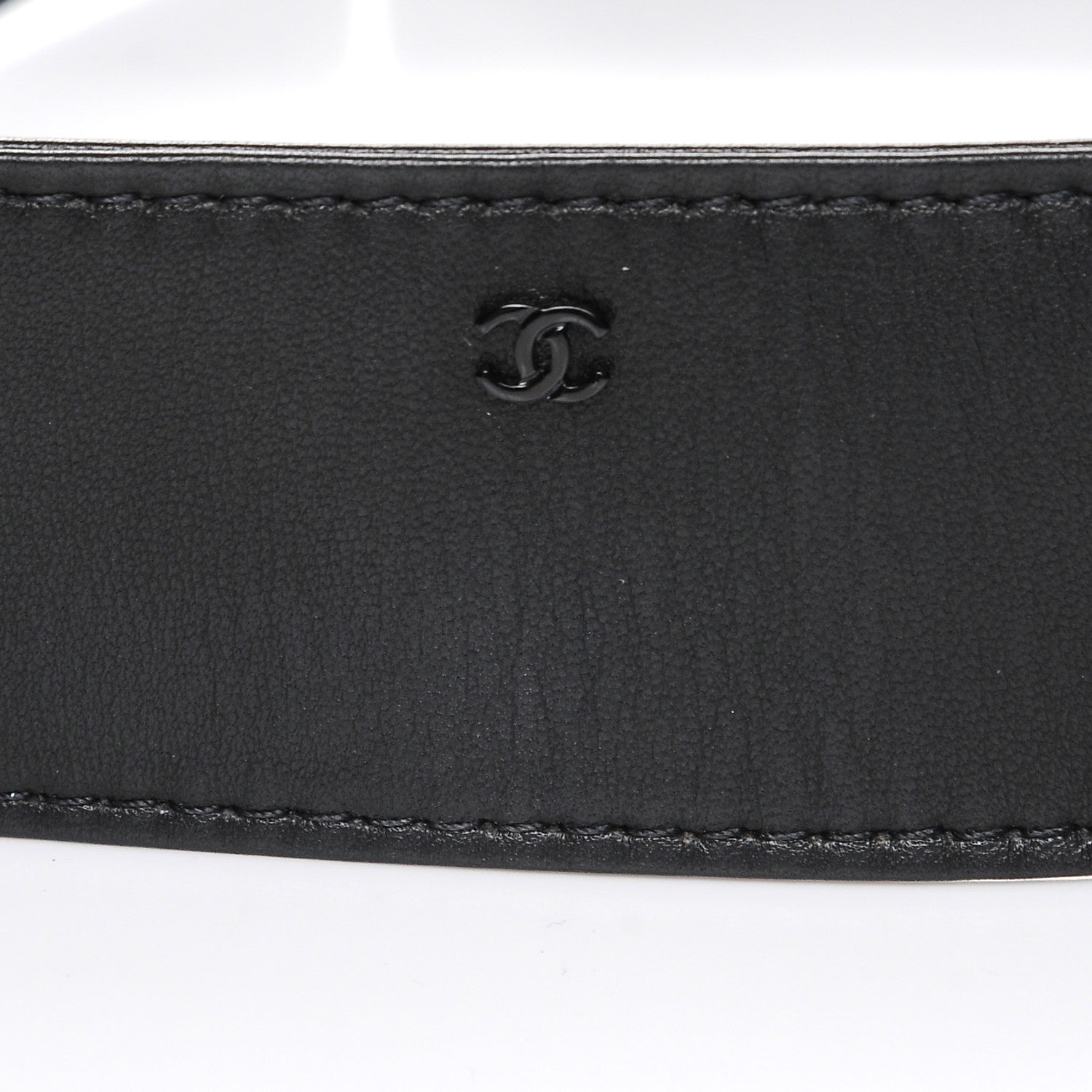 Chanel Lambskin Soft Headband M Black 5 of 8