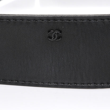 Chanel Lambskin Soft Headband M Black 5 of 8