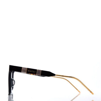 Gucci Acetate Square Sunglasses GG0599SA Black Tortoiseshell Pearlescent 3 of 8
