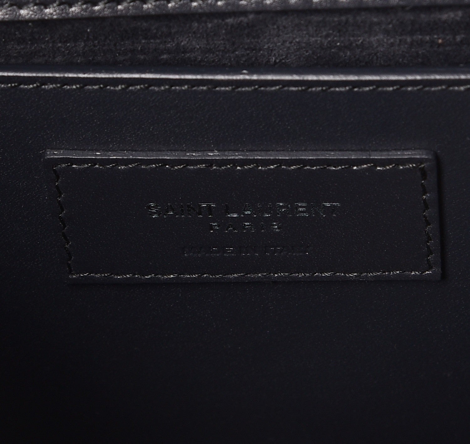 Saint Laurent Calfskin Medium Classic Monogram Kate Tassel Satchel Coal 6 of 6
