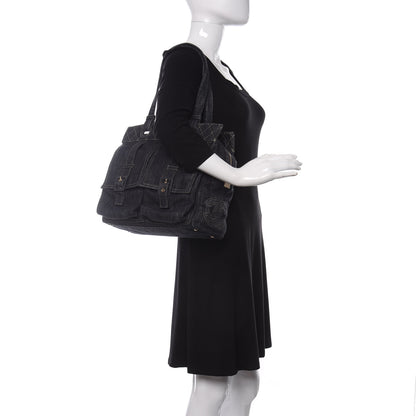 Chanel Denim CC Double Pocket Shoulder Bag 2 of 10