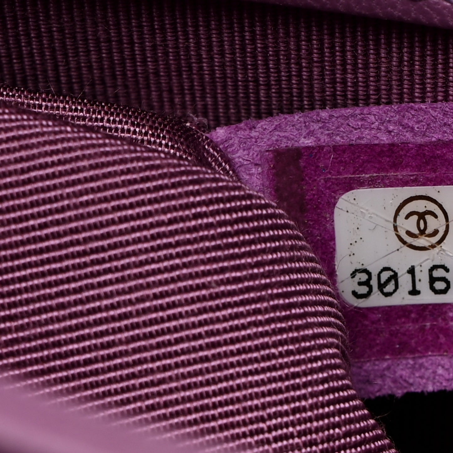 Lambskin Sleek And Chic Flap Purple