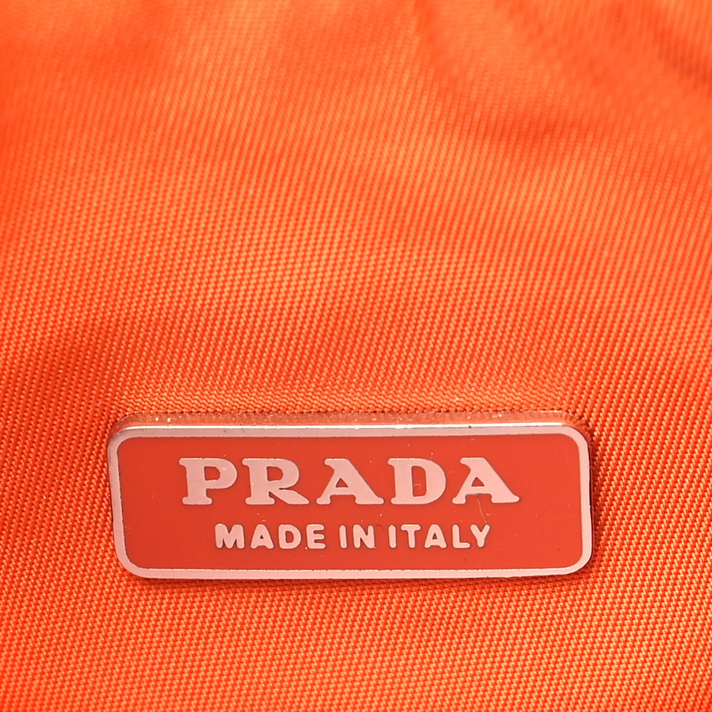 Tessuto Nylon Sport Shoulder Bag Orange