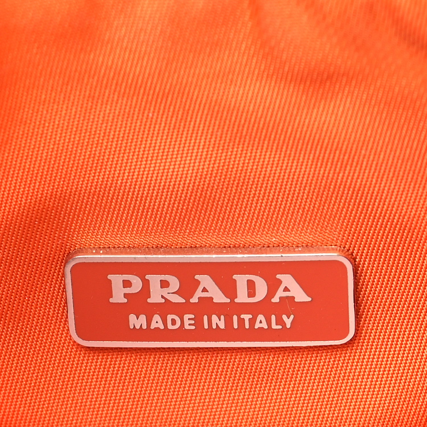 Prada Tessuto Nylon Sport Shoulder Bag Orange 6 of 10