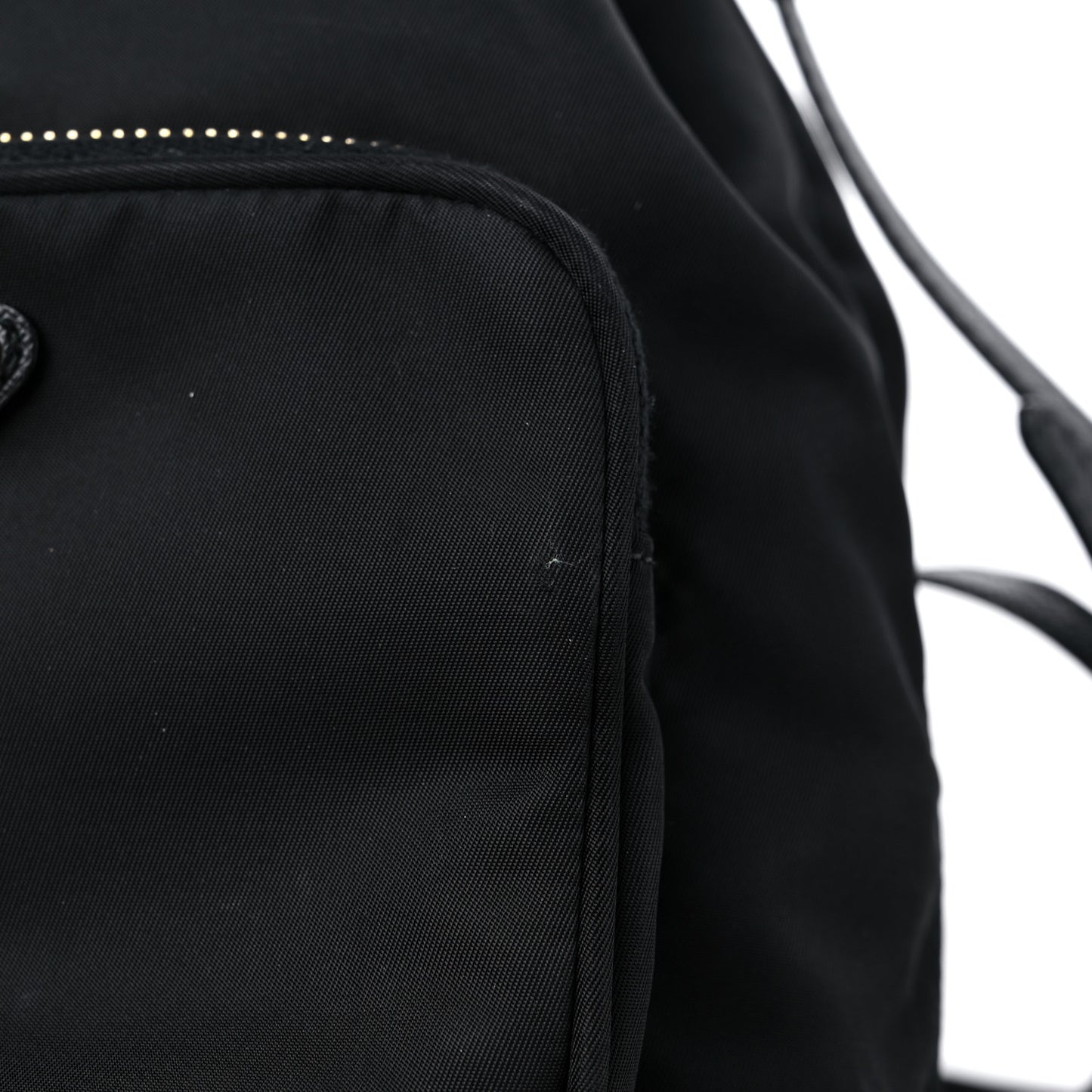 Re-Nylon Duet Drawstring Shoulder Bag Black