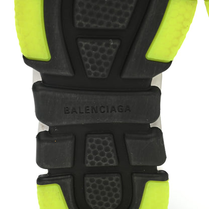 Balenciaga Neoprene Knit Mens Speed Cuffed Sneakers 40 Black White Yellow Fluo 6 of 10
