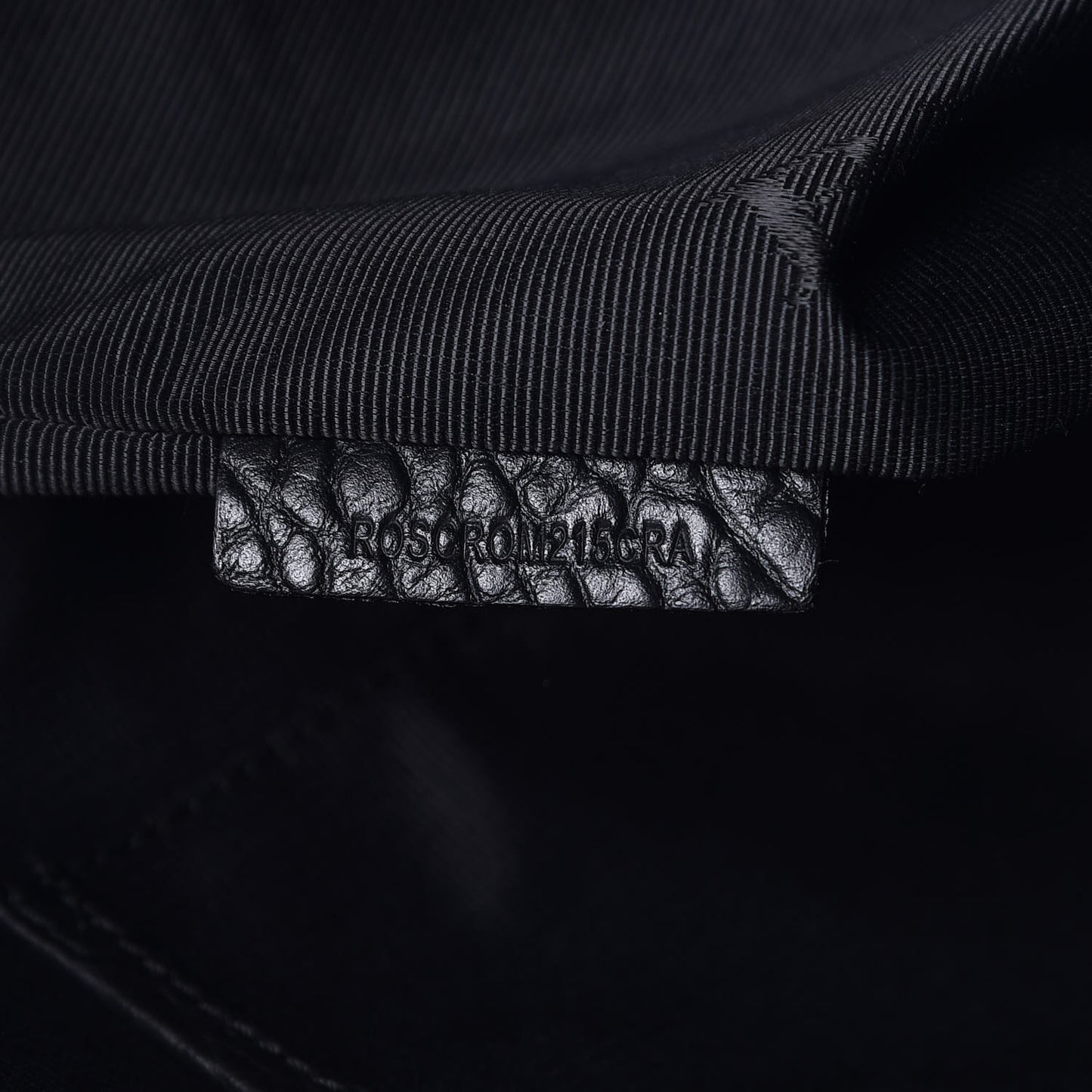 Heritage Grain Check Embossed Medium Dewsbury Tote Black