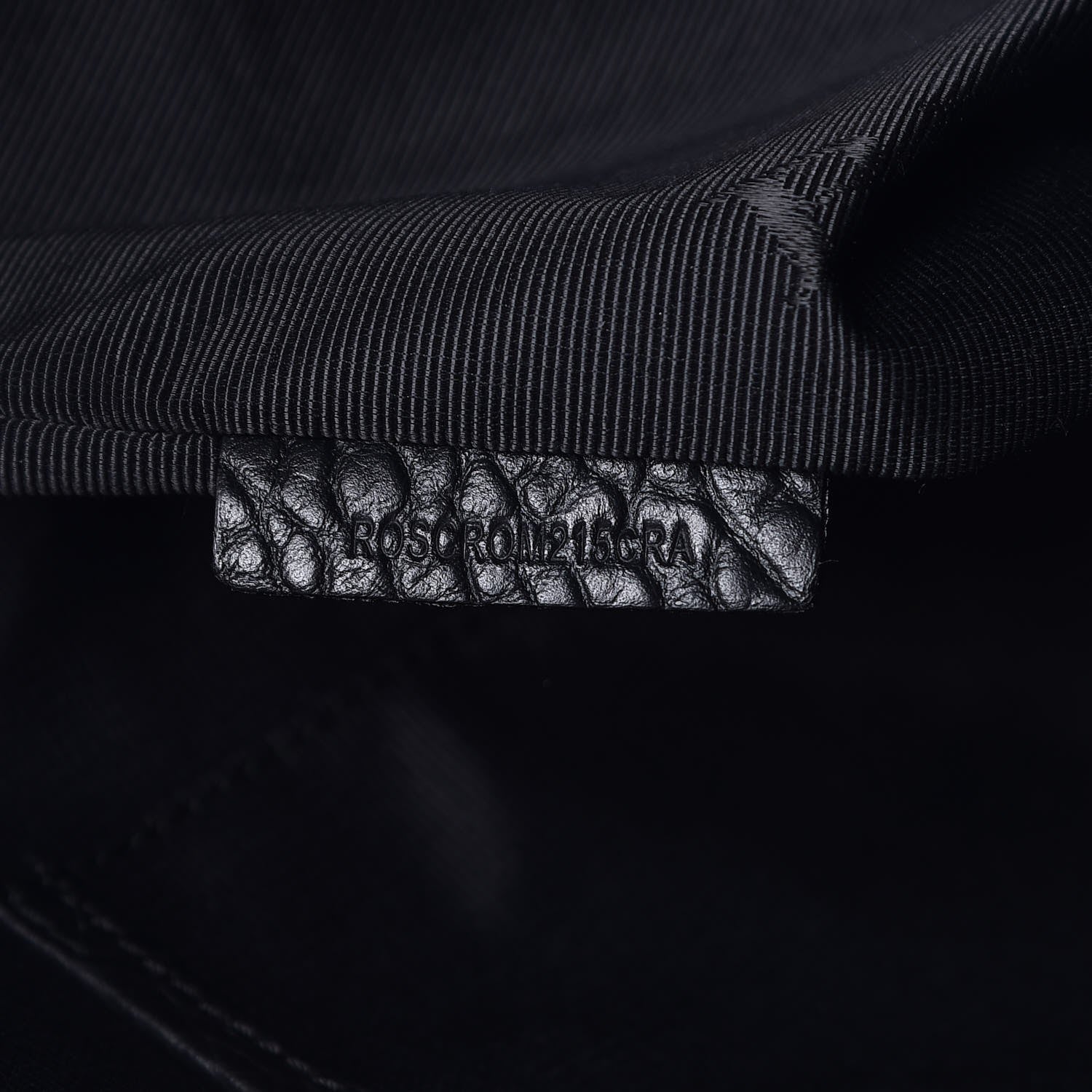Burberry Heritage Grain Check Embossed Medium Dewsbury Tote Black 9 of 9