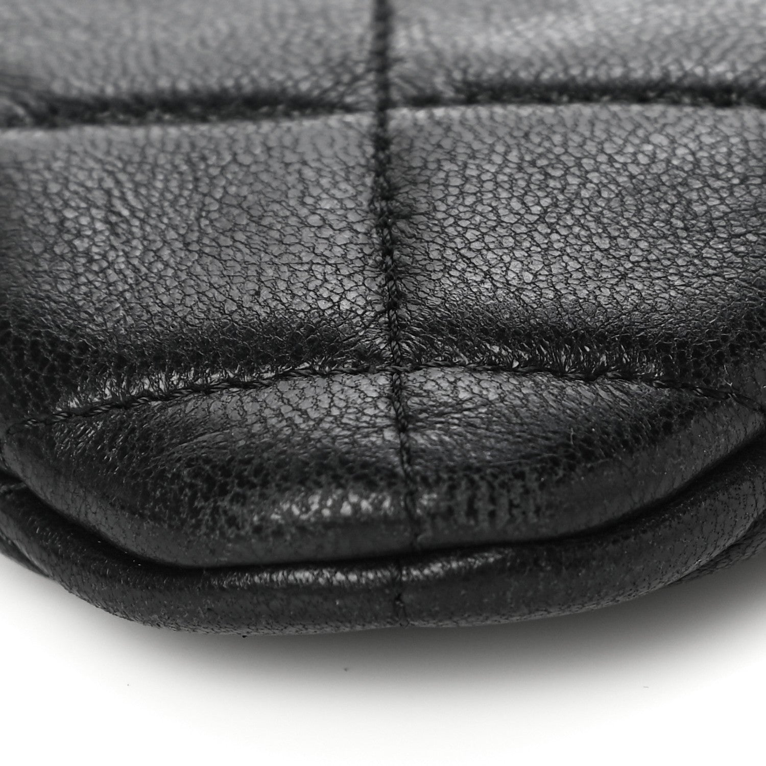 Chanel Lambskin Quilted Small Cosmetic Case Black 10 of 14