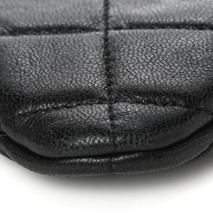 Chanel Lambskin Quilted Small Cosmetic Case Black 10 of 14