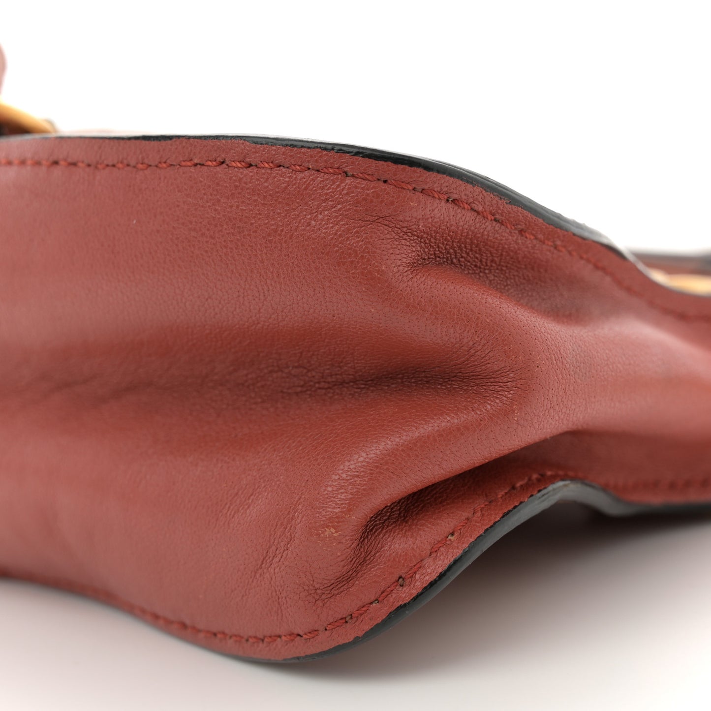 Calfskin Mini Marcie Satchel Clay