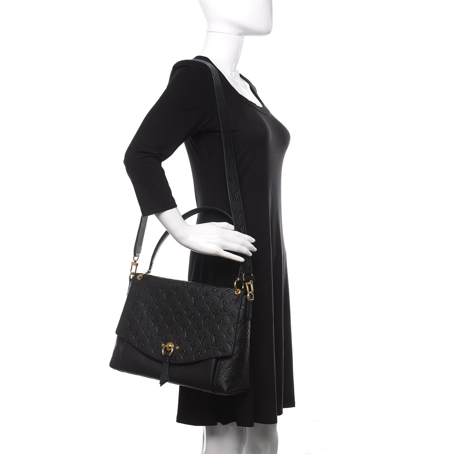 Louis Vuitton Empreinte Blanche MM Black 2 of 10