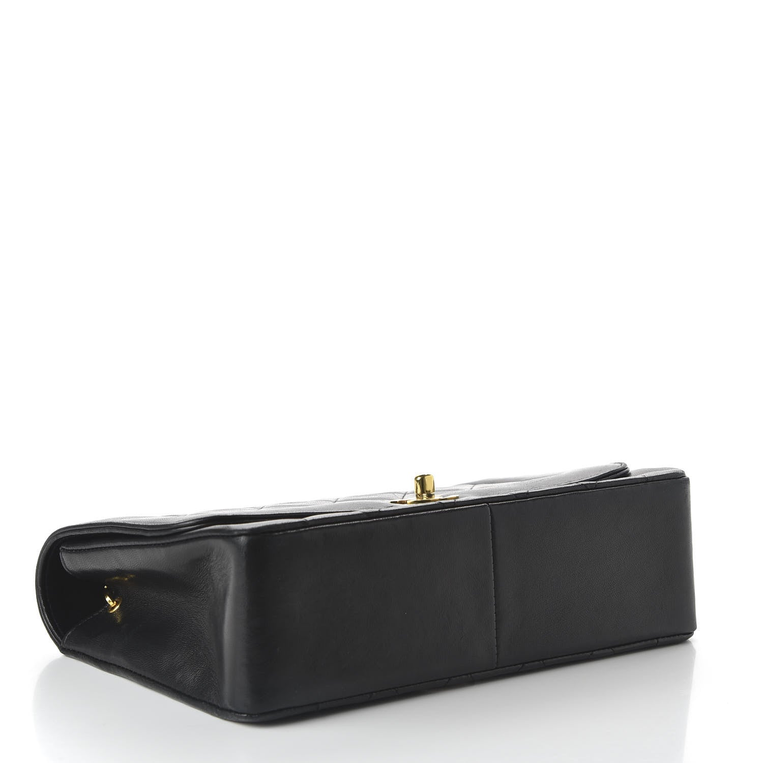 Chanel Lambskin Quilted Medium Single Flap Black 4 of 10