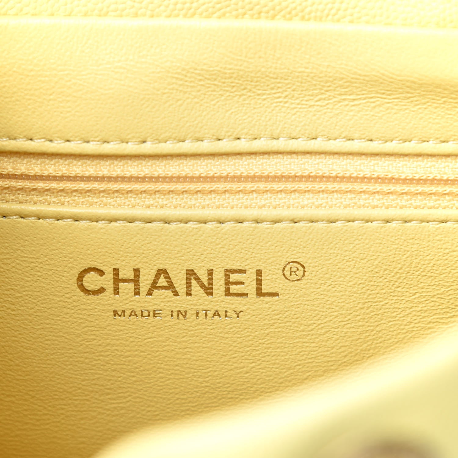 Chanel Caviar Quilted Filigree Backpack Yellow 5 of 8