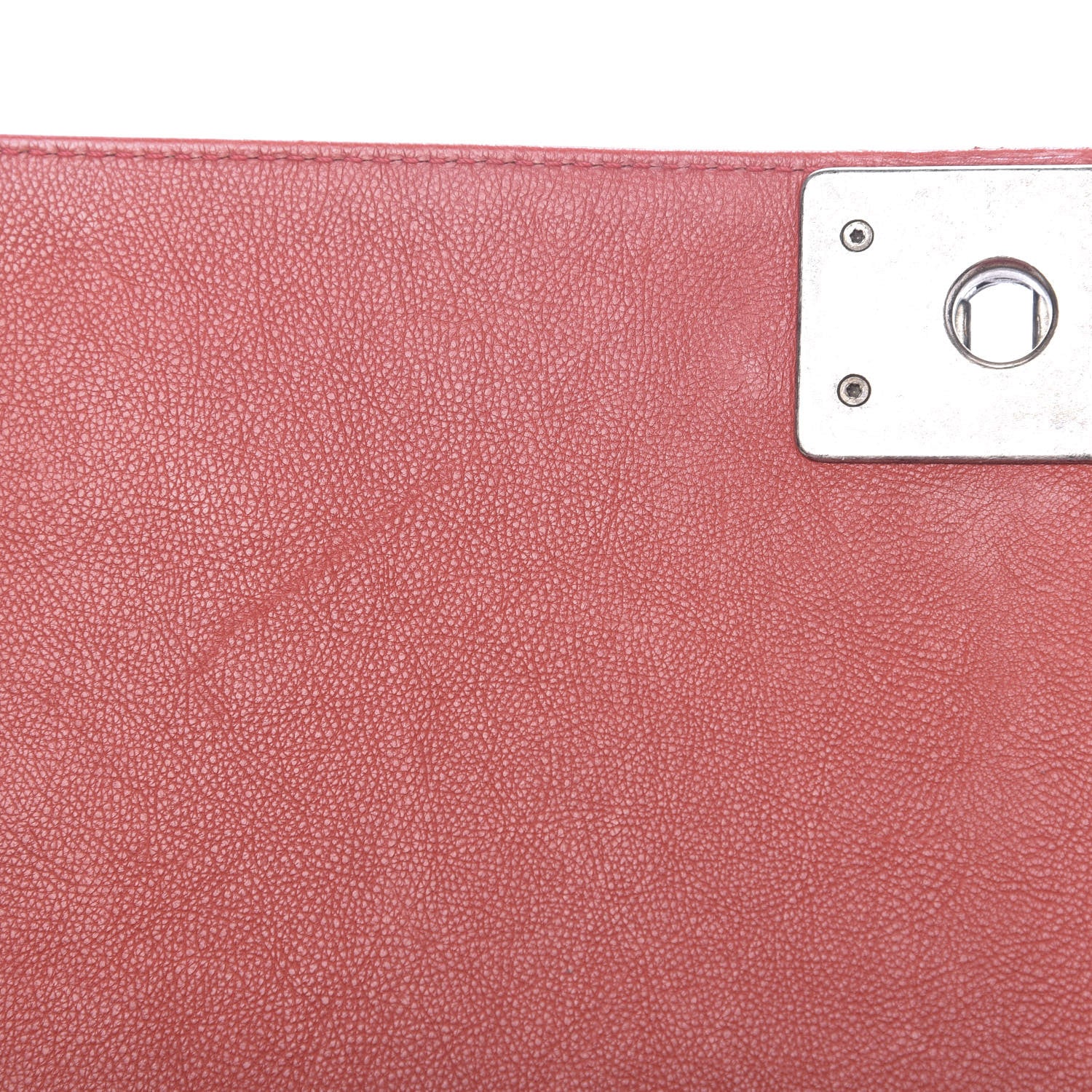 Chanel Calfskin Quilted Double Stitch New Medium Boy Flap Red 11 of 13