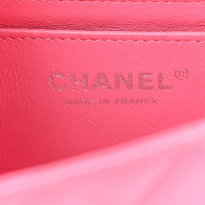Chanel Lambskin Quilted Mini Rectangular Flap Pink 6 of 13