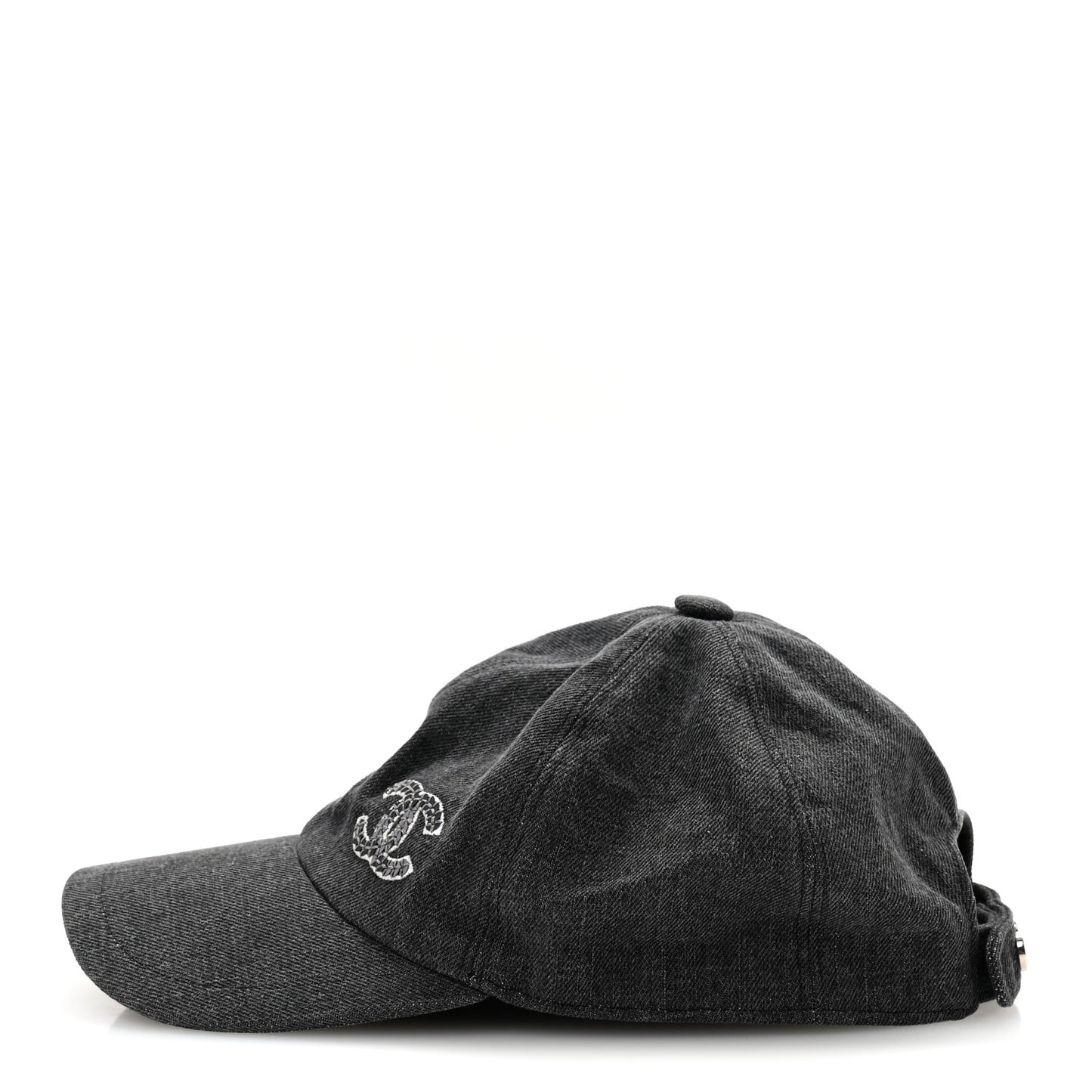 Denim Cap Hat Black