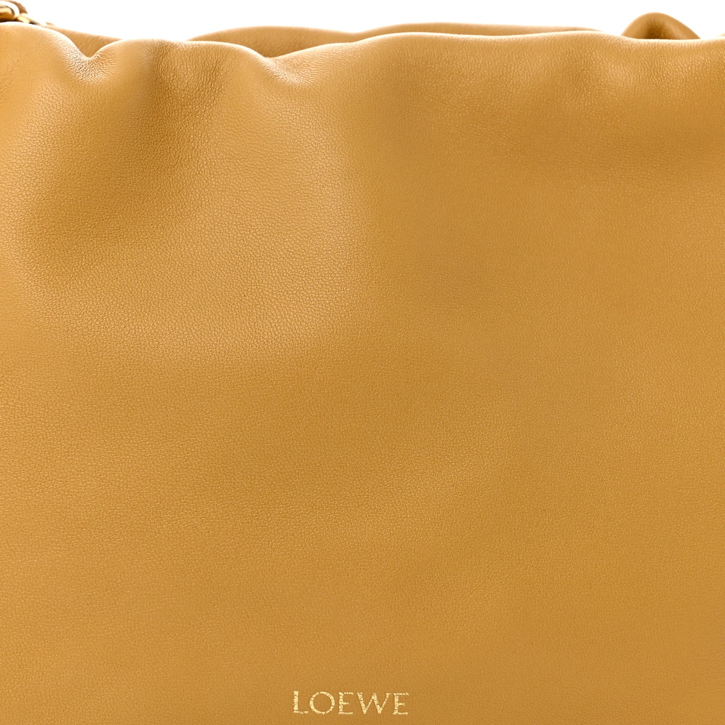 Mellow Nappa Medium Donut Chain Flamenco Knot Clutch Sahara