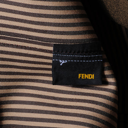 Fendi Zucca Spalmati Medium Roll Tote Tobacco Moro 8 of 10
