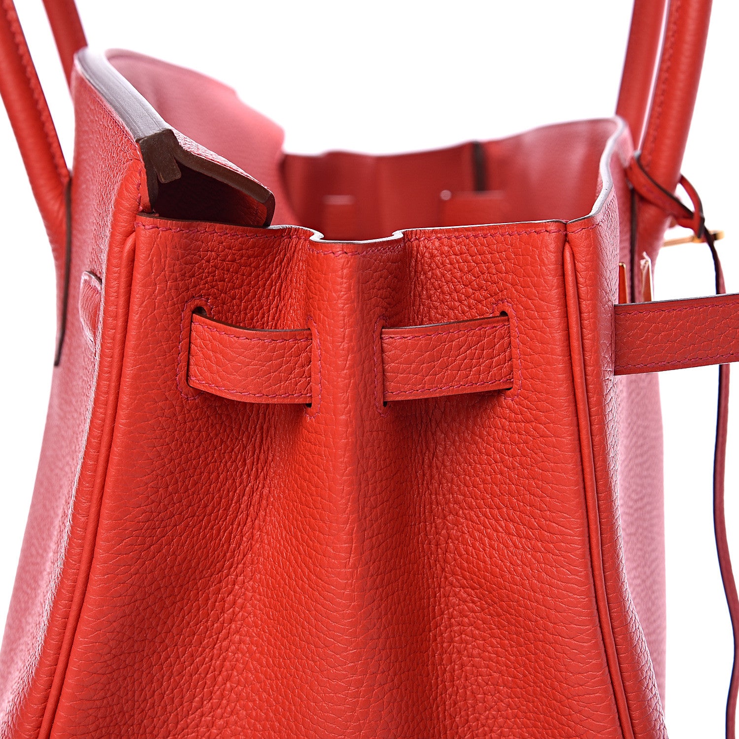 Hermes Togo Birkin 40 Geranium 10 of 38