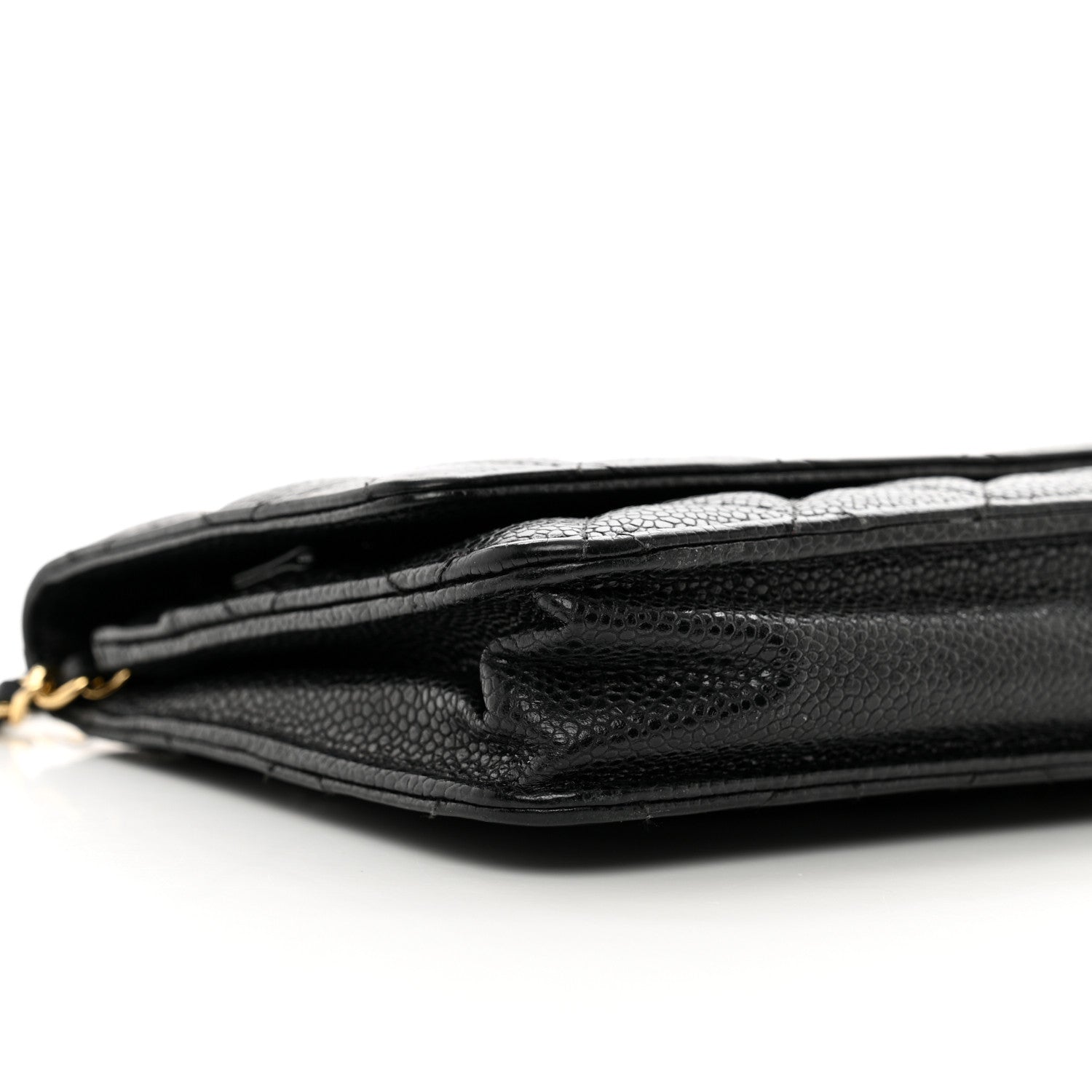 Chanel Caviar Quilted Wallet on Chain WOC Black 10 of 11