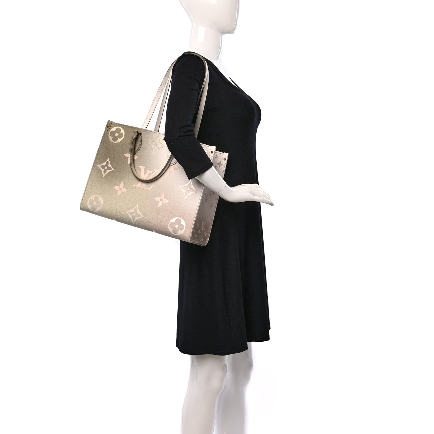 Louis Vuitton Monogram Giant Spring In The City OnTheGo MM Sunset Kaki 2 of 13
