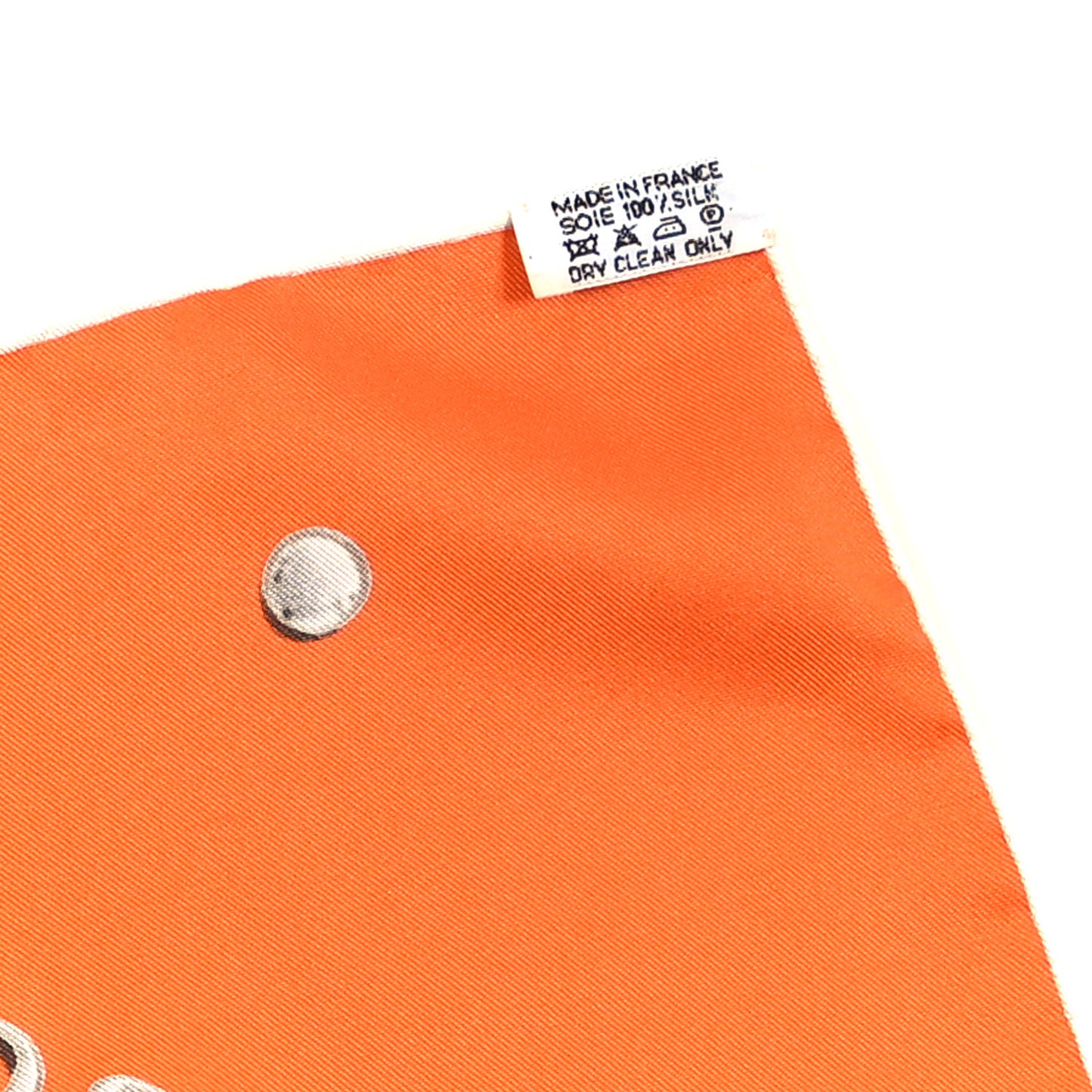 Silk Vif Argent Scarf 90 Orange