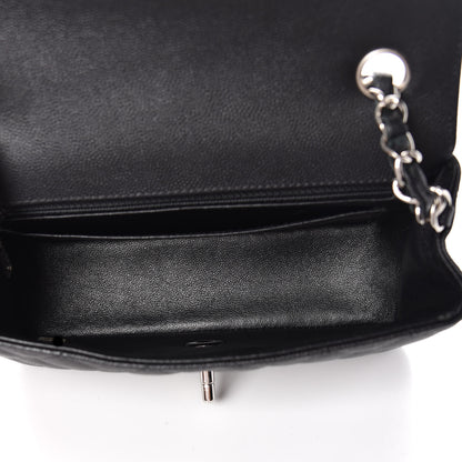 Chanel Iridescent Caviar Quilted Mini Rectangular Flap Black 5 of 11