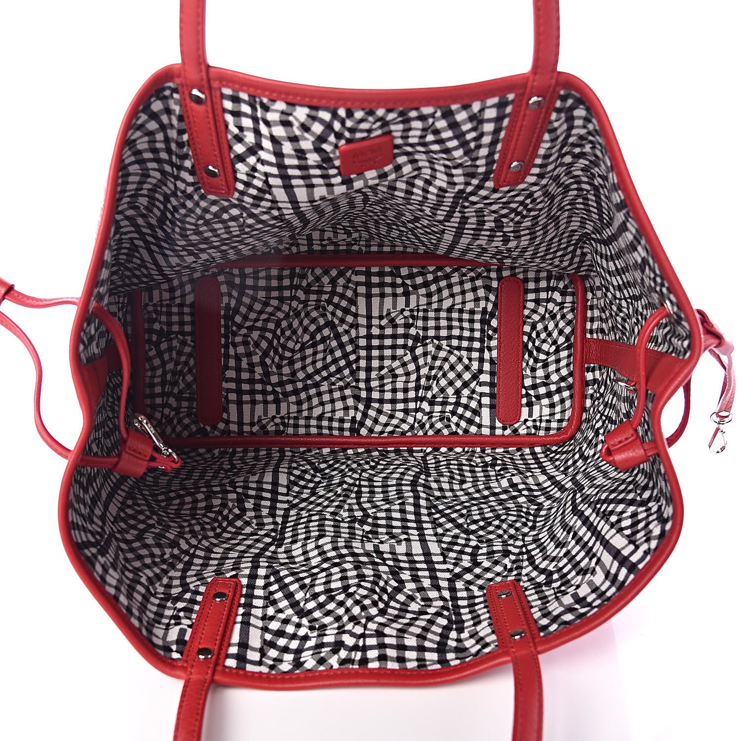 Visetos Medium Liz Reversible Shopper Tote Ruby Red