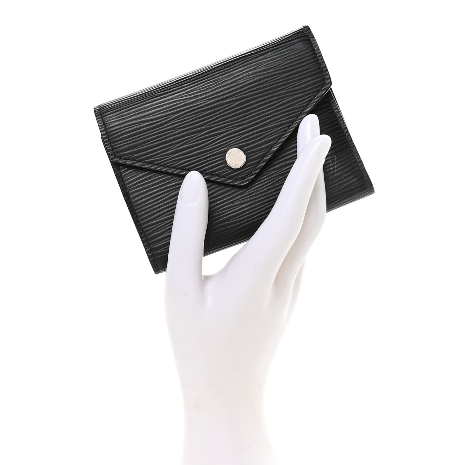 Louis Vuitton Epi Victorine Wallet Black 2 of 7