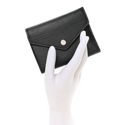 Louis Vuitton Epi Victorine Wallet Black 2 of 7