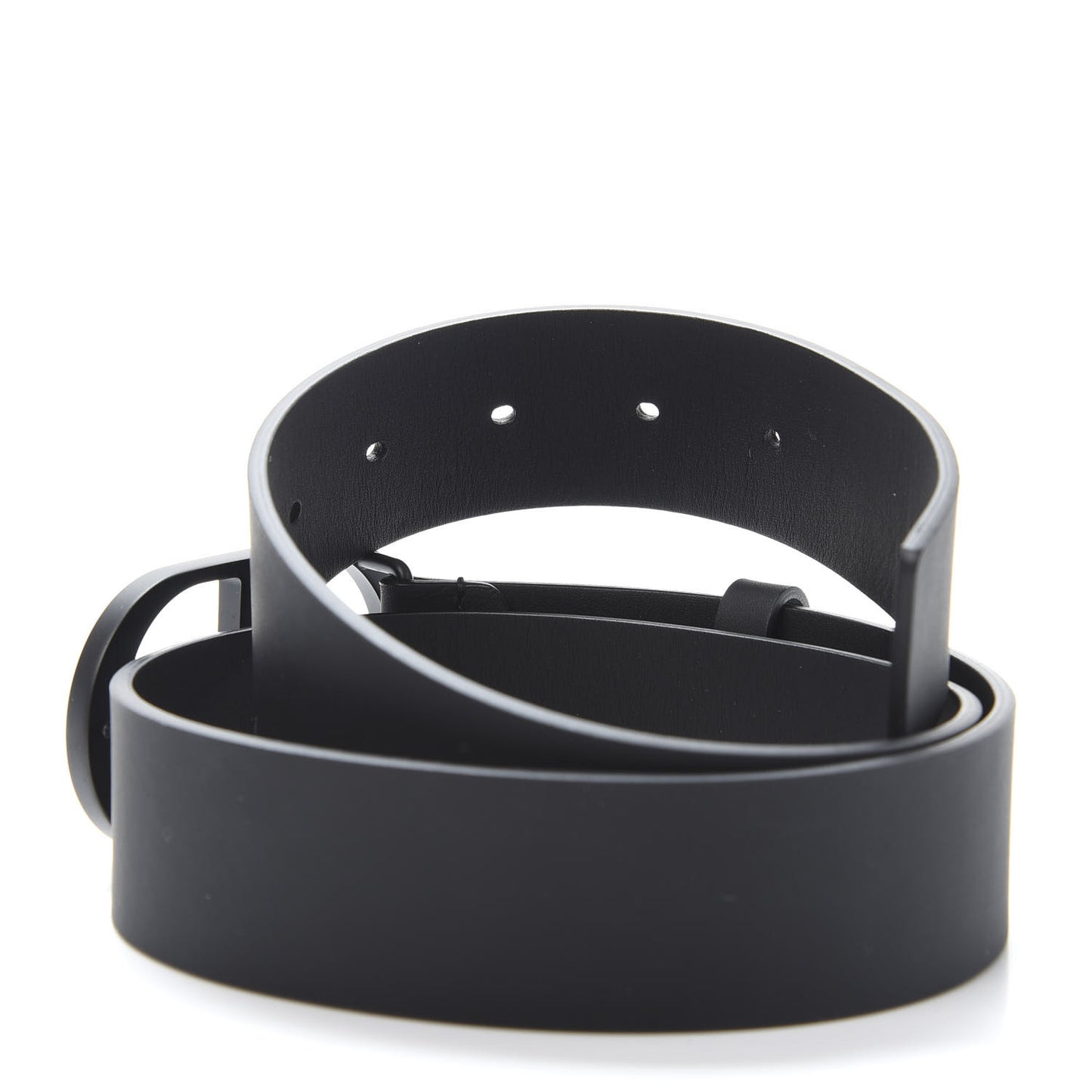 Ultra Matte Calfskin 35mm Montaigne Belt 80 Black