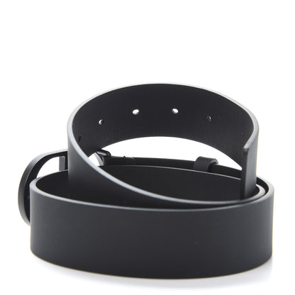 Christian Dior Ultra Matte Calfskin 35mm Montaigne Belt 80 Black 4 of 8