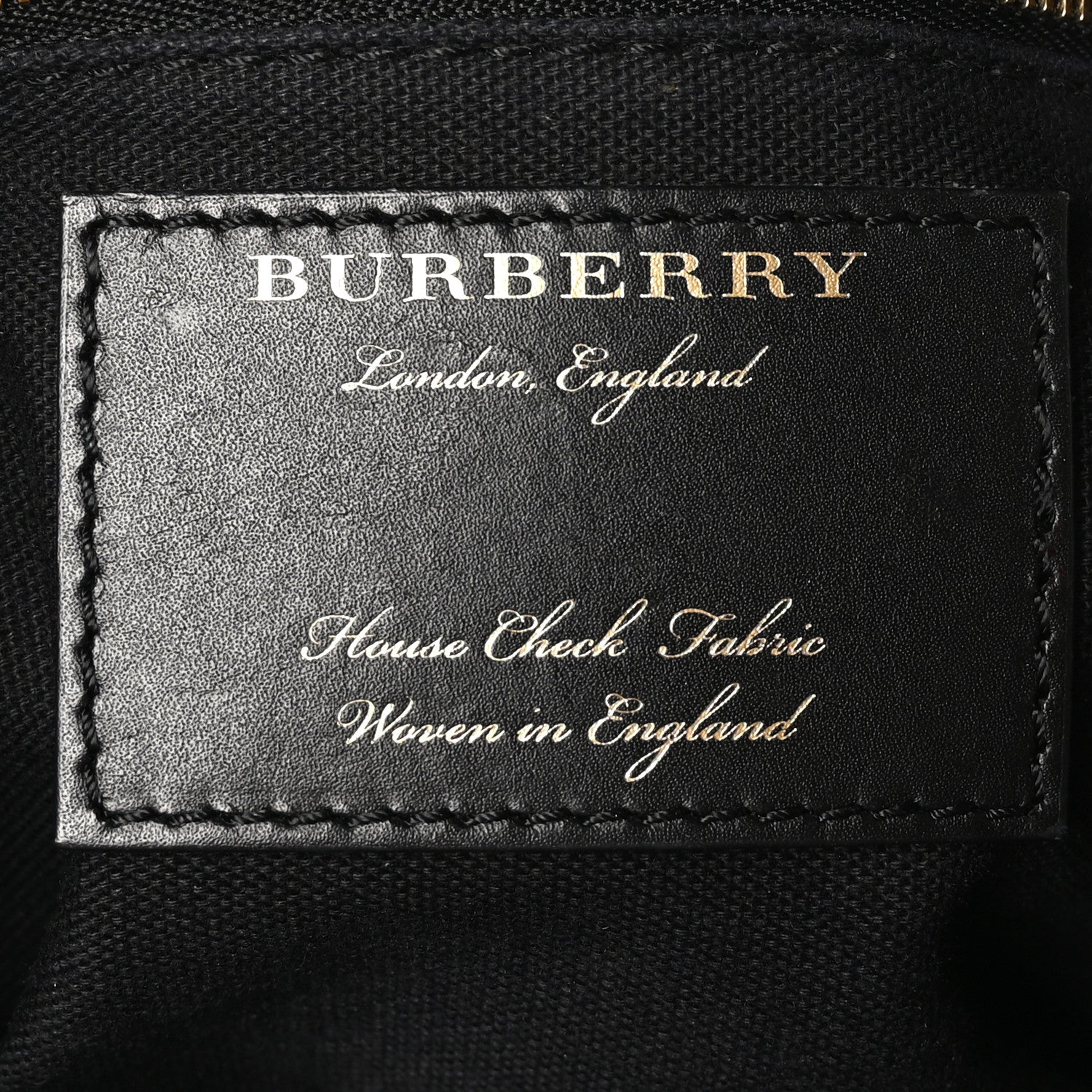 Burberry Derby Calfskin House Check Small Bi-Color Mahogany Red 6 of 10