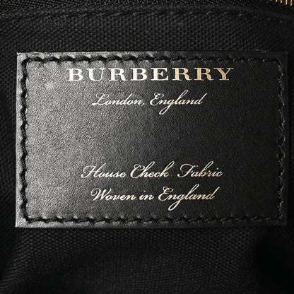 Burberry Derby Calfskin House Check Small Bi-Color Mahogany Red 6 of 10