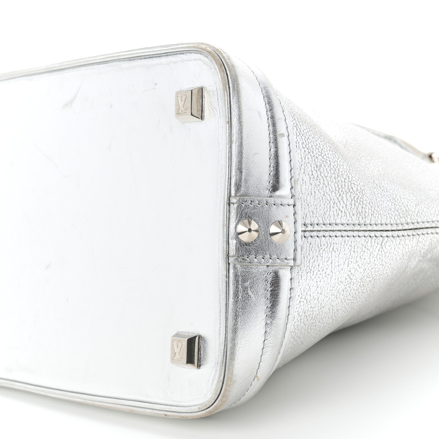 Louis Vuitton Suhali Lockit MM Silver 10 of 14
