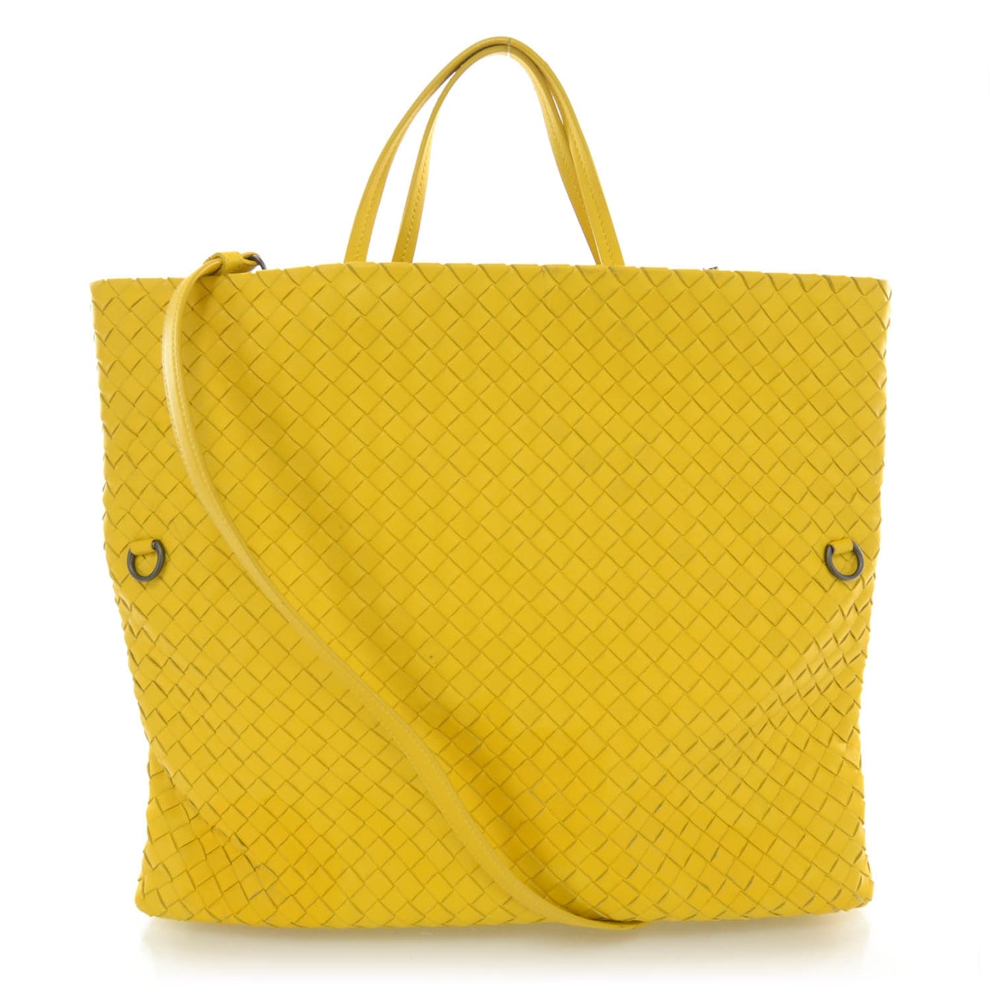 Nappa Intrecciato Fold Over Cross Body Bag Sunset