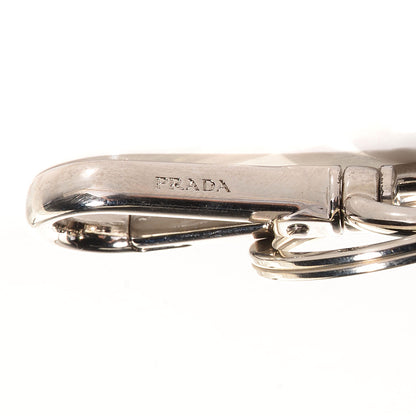Prada Saffiano Stiletto High Heel Keychain Charm Nero Black 4 of 4