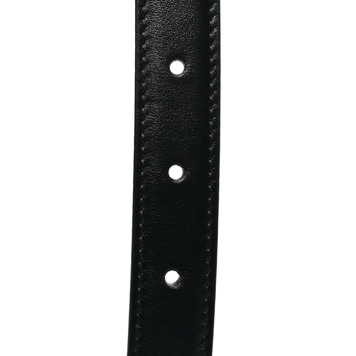 Gucci Calfskin Bamboo Double GG Buckle 20mm Belt 90 36 Black 5 of 6