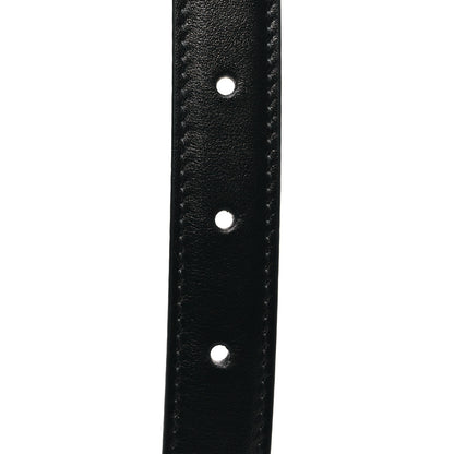 Gucci Calfskin Bamboo Double GG Buckle 20mm Belt 90 36 Black 5 of 6