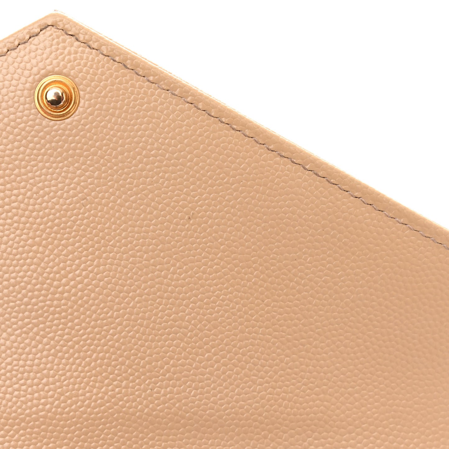 Grain De Poudre Matelasse Chevron Monogram Envelope Chain Wallet Nude Powder