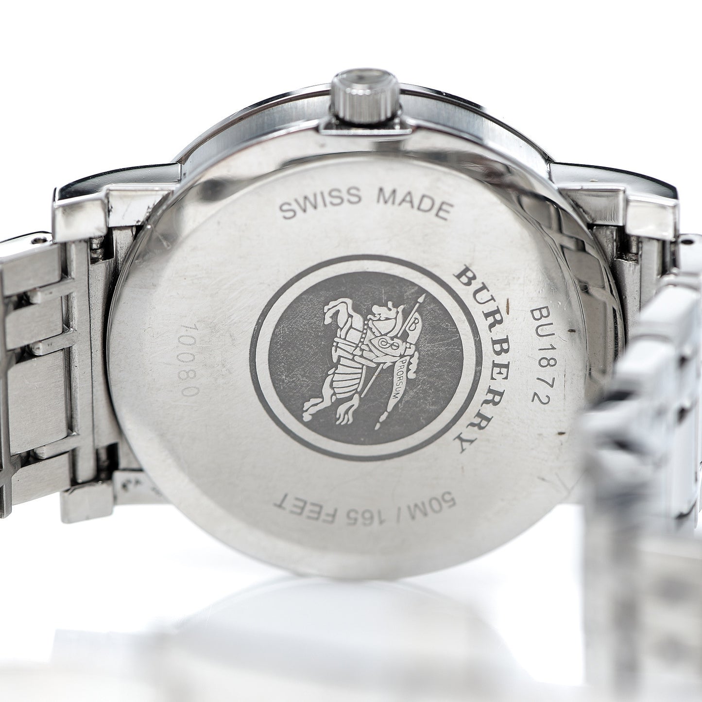 Stainless Steel 38mm Heritage Quartz Watch BU1872