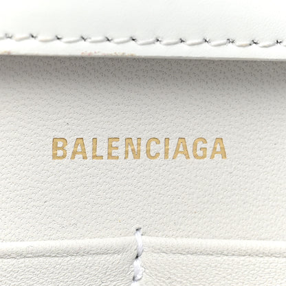 Balenciaga Shiny Box Calfskin Hourglass Chain Bag White 6 of 17