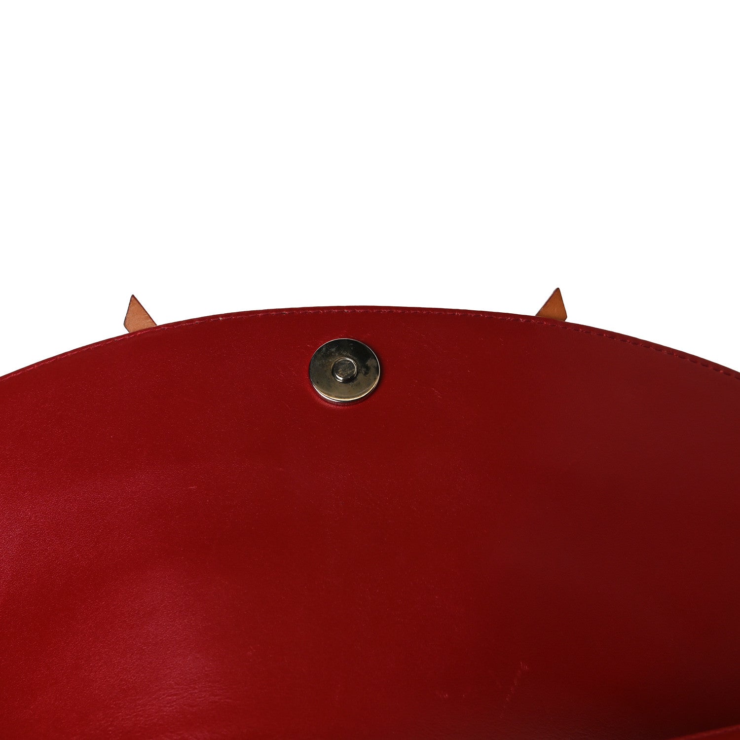 Christian Dior Glazed Calfskin Bondage Clutch Rouge 14 of 15